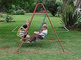 A - Frame Four Seater Swing