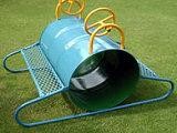 Barrel with steering wheels